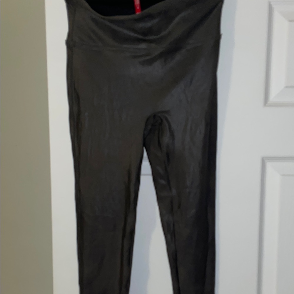 SPANX Charcoal High-Waisted Leggings